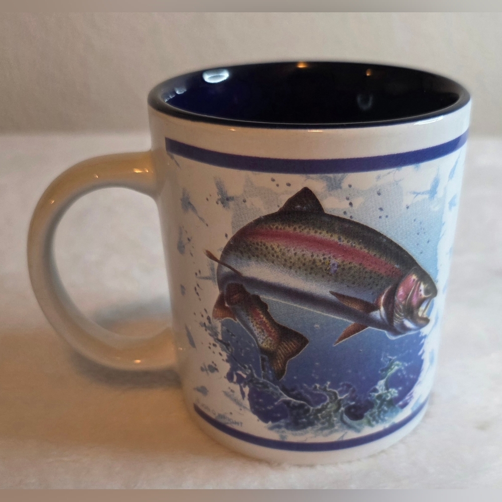 Fish-Themed Ceramic Mug